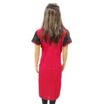 Sambalpuri Kurti Black and Red Motif Design Short Sleeves | OdishaHandicrafts.COM